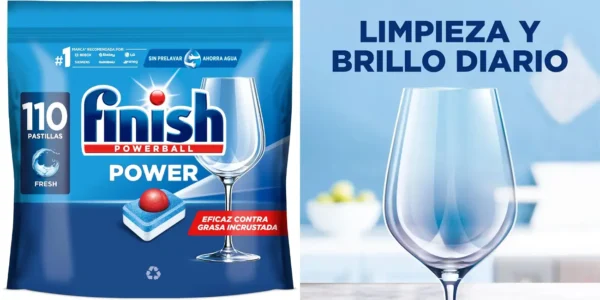 Pack x110 cápsulas de Finish Powerball Power All