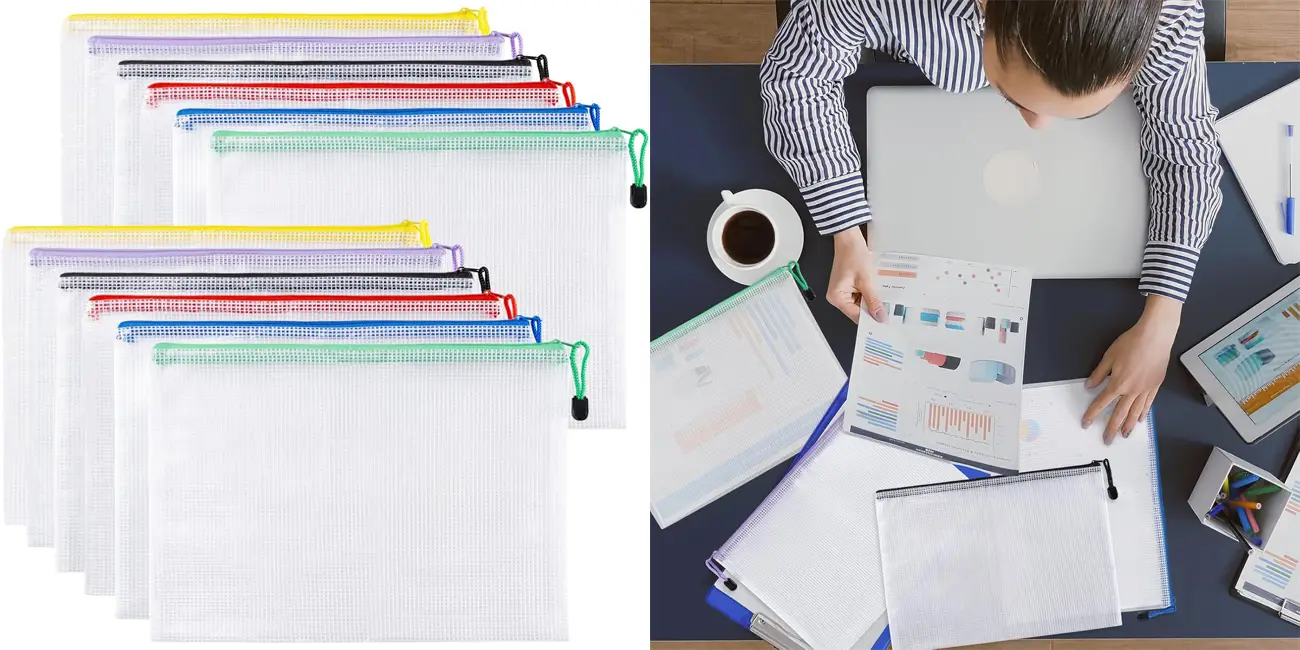 Pack 12x bolsas para documentos A4 Carehabi