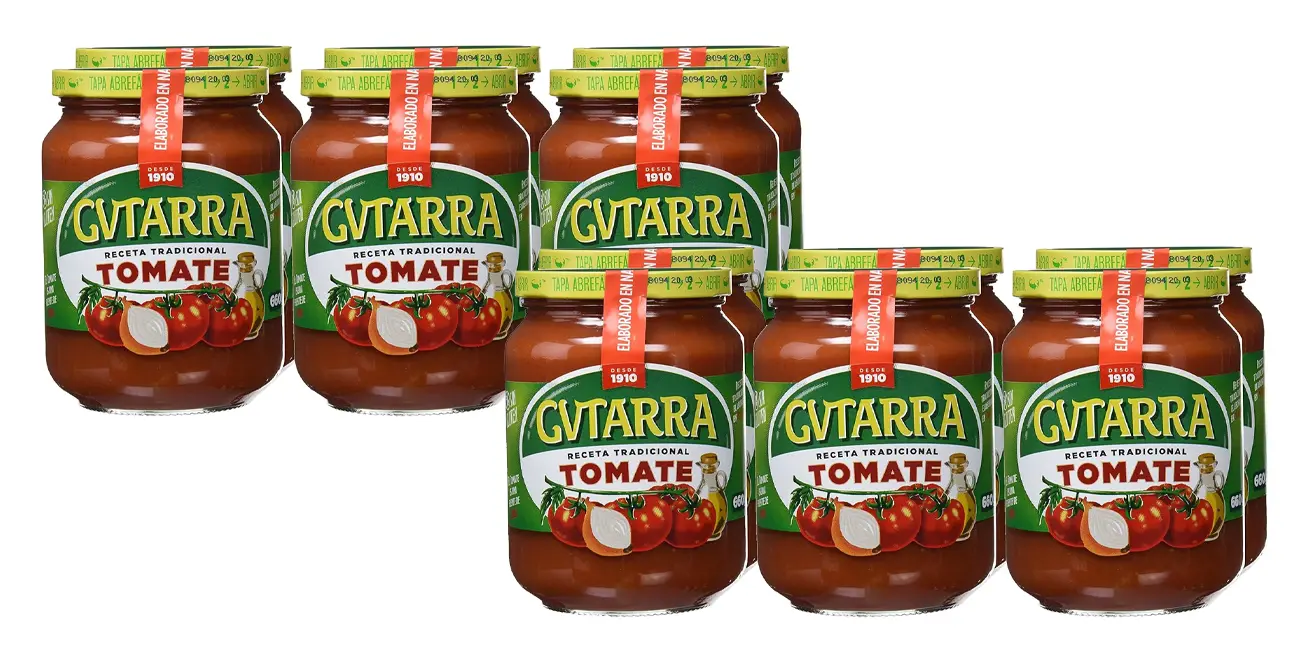 Pack x12 botes Tomate Gutarra receta tradicional