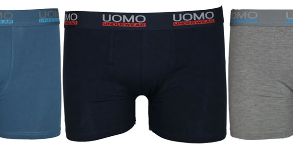 Pack de 12 boxer Uomo Underwear para hombre barato