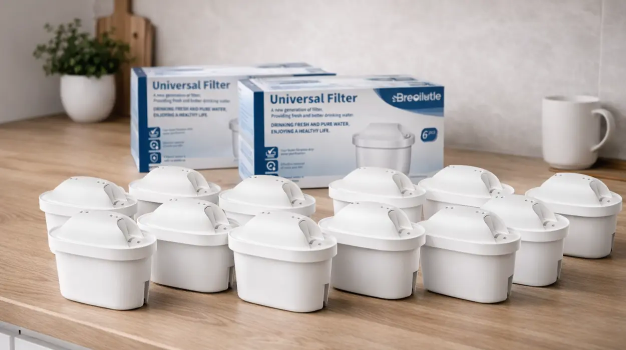 Juego de 12 cartuchos filtro agua compatibles con Brita Maxtra