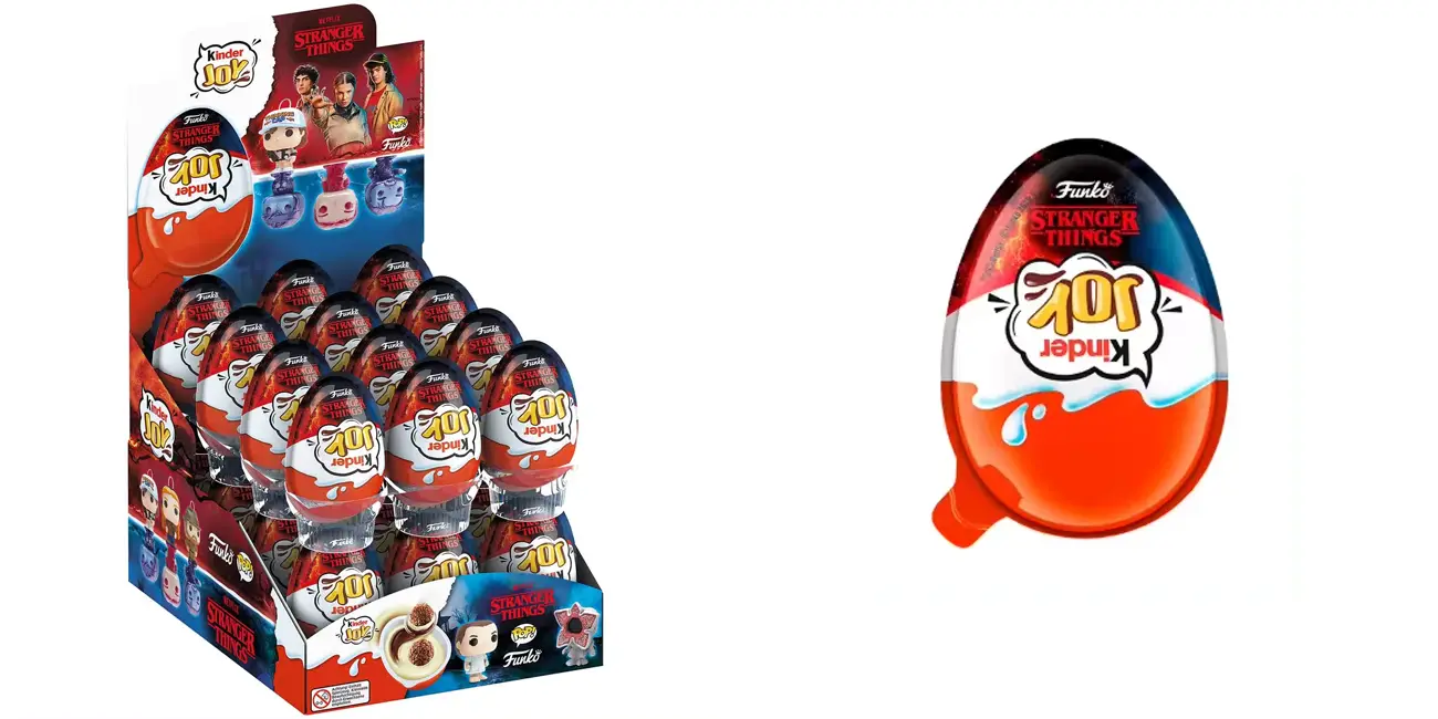 Pack 12x Huevo Kinder JOY Funko Stranger Things