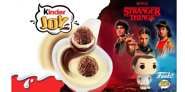 Pack 12x Huevo Kinder JOY Funko Stranger Things