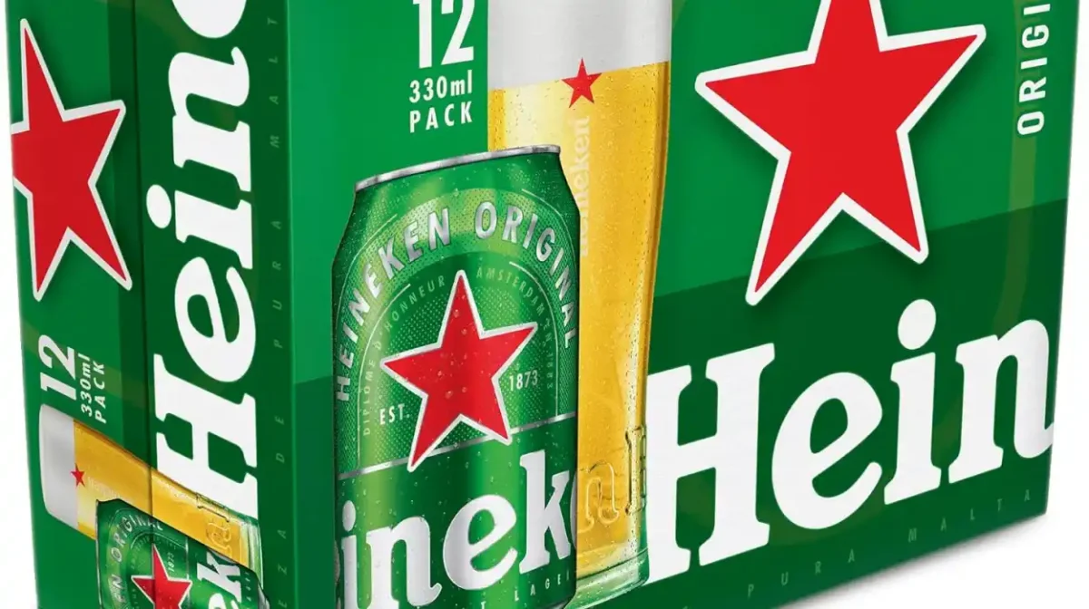 Heineken Cerveza Lager en pack de 12 latas de 33 cl