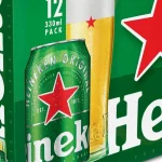 Heineken Cerveza Lager en pack de 12 latas de 33 cl