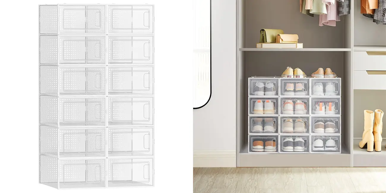 Organizadores de zapatos apilables SONGMICS