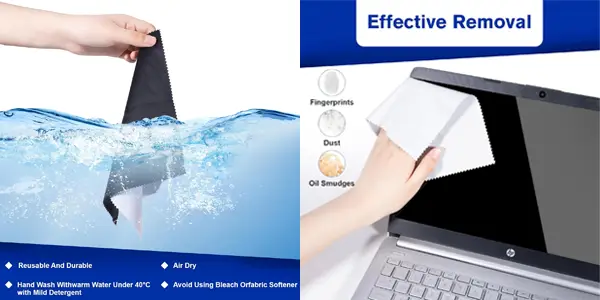 Pack de 12 paños de limpieza de microfibra