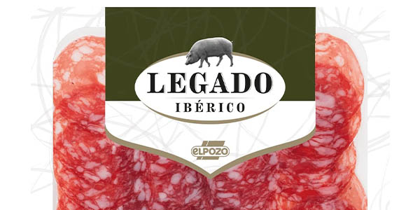 Pack 12x Paquetes de salchichón Legado Ibérico de El Pozo