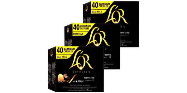 Pack x120 Cápsulas de café L'Or Espresso Ristretto