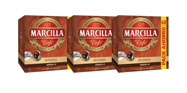 Pack de 120 cápsulas Nespresso Marcilla Intenso