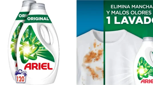 Pack de 2 botellas de Ariel líquido Original