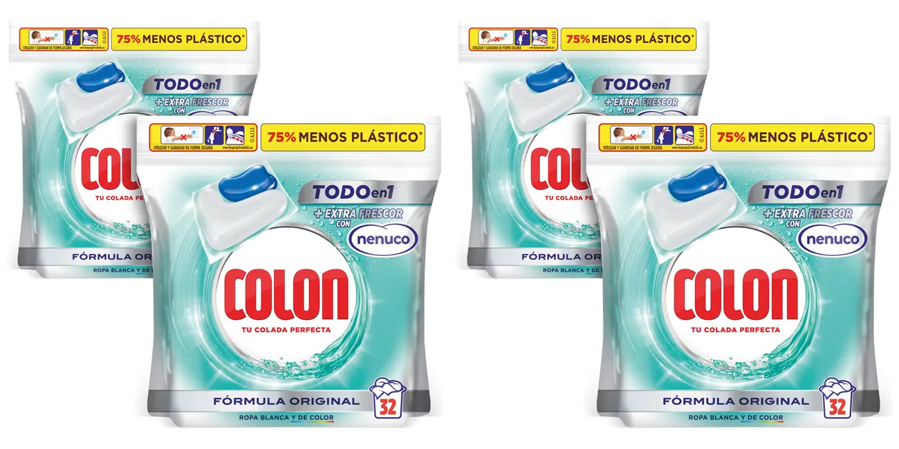 Pack x128 cápsulas Colon Nenuco Fórmula Original