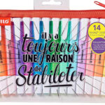Estuche 14 marcadores Stabilo Swing Cool Pastel Edition