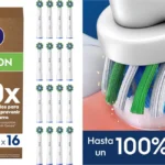 Pack x16 Recambios Oral-B CrossAction originales
