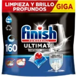 Pack x160 Pastillas para lavavajillas Finish Powerball Ultimate Infinity Shine