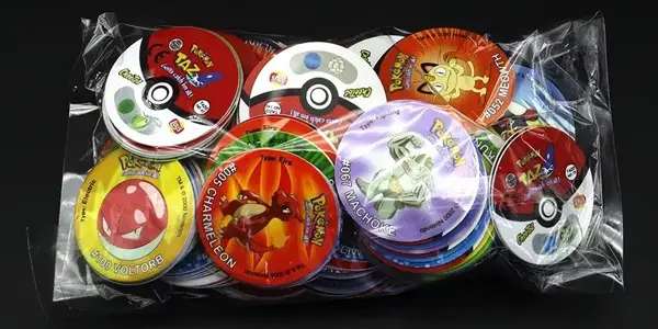 Pack de 160 tazos Pokémon de primera generación
