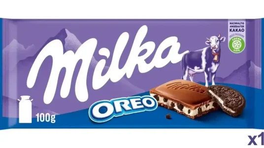 Tabletas de chocolate con leche Milka Oreo