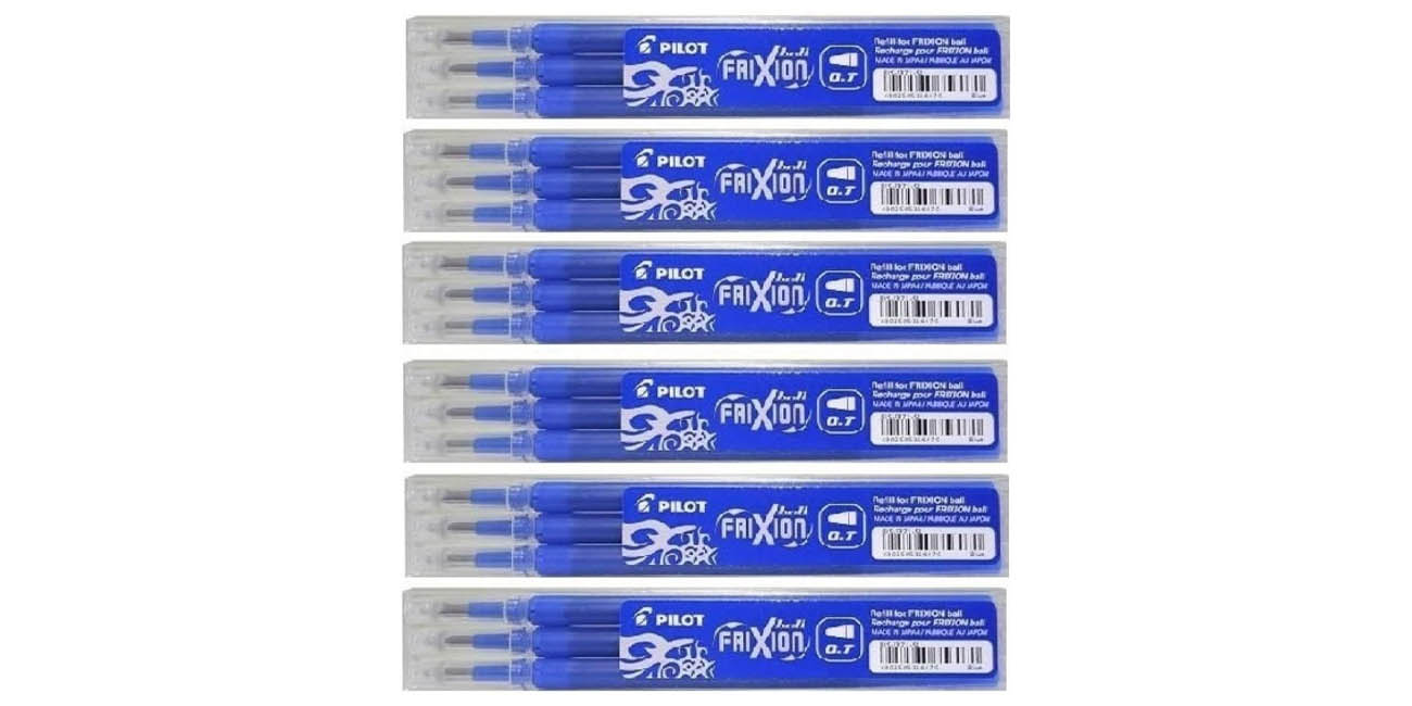 Pack 18x Recambio Pilot Pen FriXion 0.7