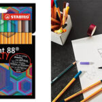 Pack 18x rotuladores punta fina Stabilo Point 88 ARTY