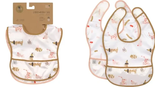 Pack 2x babero LÄSSIG para bebé
