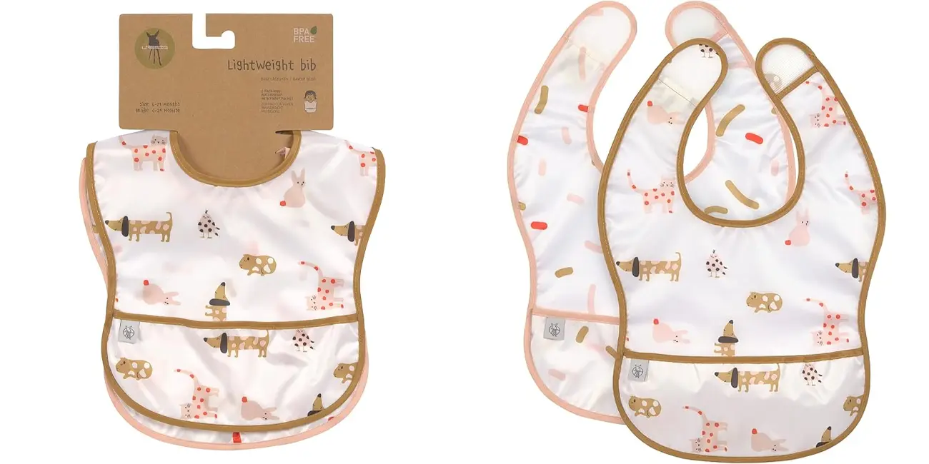 Pack 2x babero LÄSSIG para bebé