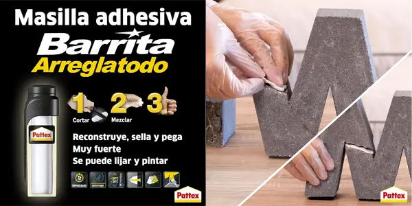 Pack 2x barrita arreglatodo Pattex Nural