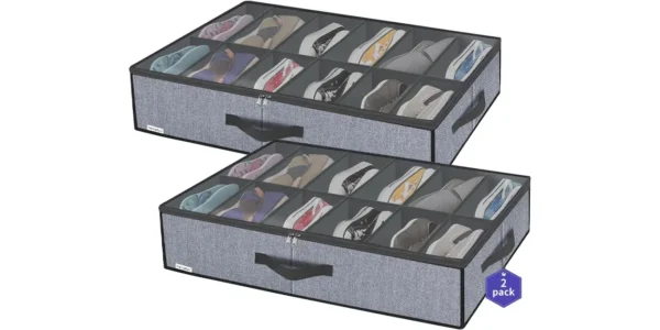 Pack de 2 bolsas de almacenamiento para zapatos