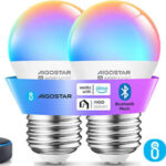 Pack x2 Bombillas LED inteligentes Aigostar Bluetooth Mesh G45