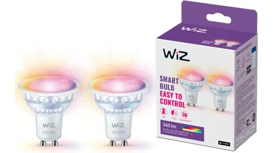 Pack 2x Bombilla LED WiZ Colors GU10