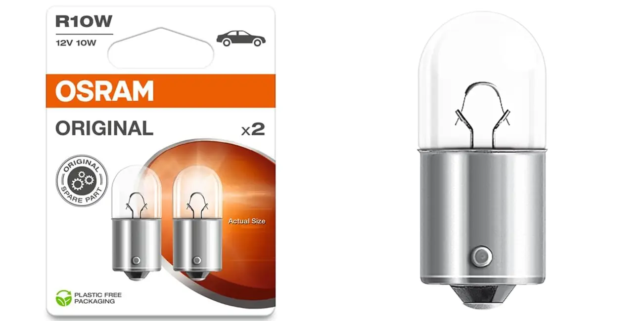 Pack 2x Bombilla Osram R10W