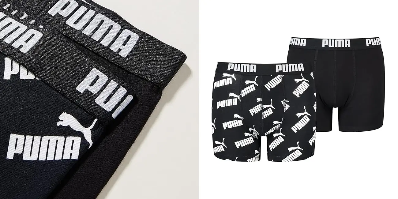 Pack de 2 bóxers Puma Basic para niño