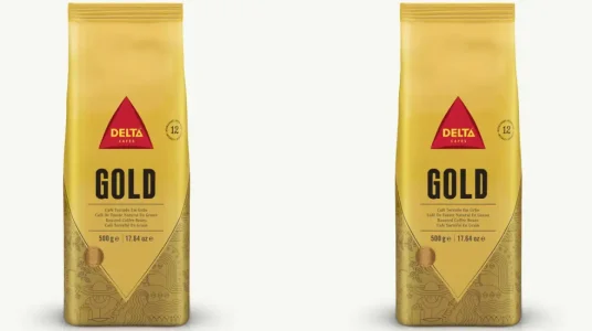 Pack 2x café en grano Delta Gold Natural de 500 gr
