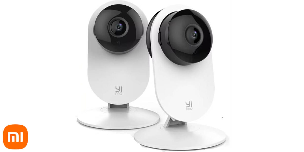 Pack de 2 Cámaras WiFi Xiaomi YI Home 2K Pro