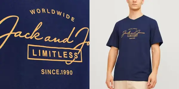 Pack de 2 camisetas Jack & Jones para hombre