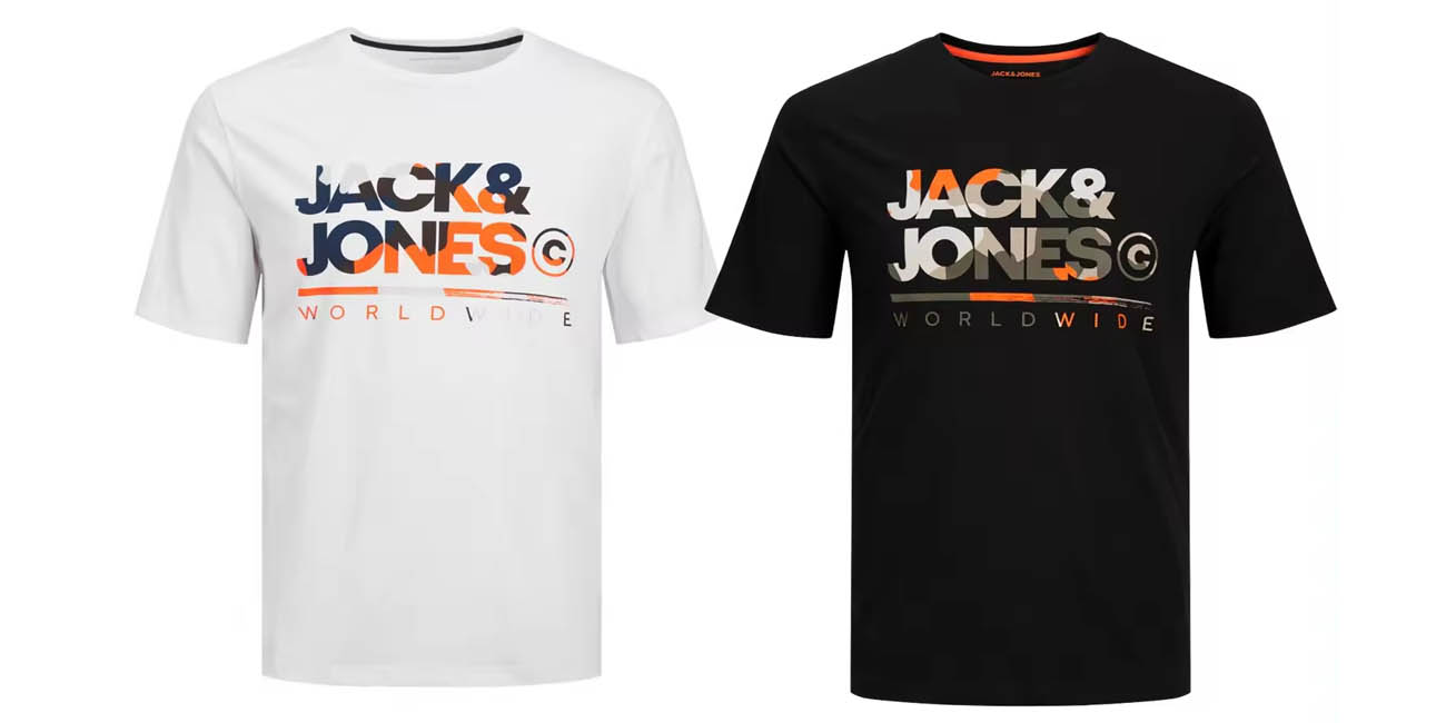 Pack x2 Camisetas Jack & Jones New24 para hombre