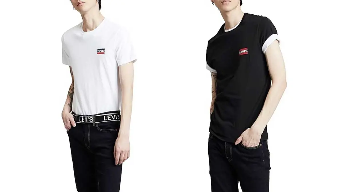 Pack de 2 camisetas Levi’s Crewneck para hombre