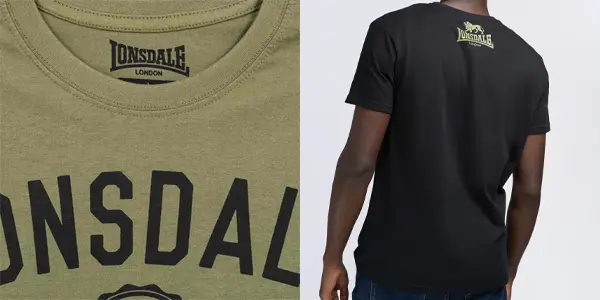 Pack de 2 camisetas Lonsdale Bangor para hombre