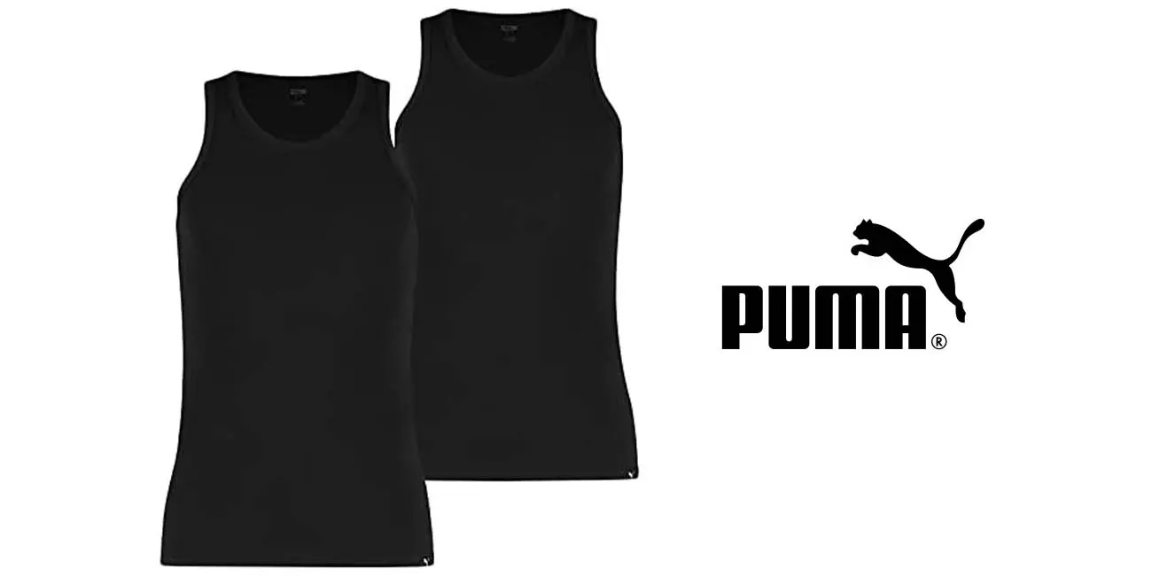 Pack 2x Camisetas de tirantes Puma Vest para hombre