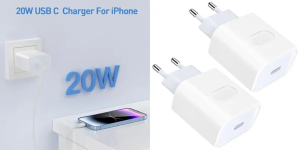 Pack 2x Cargador USB-C Sewowibo de 20W PD 3.0