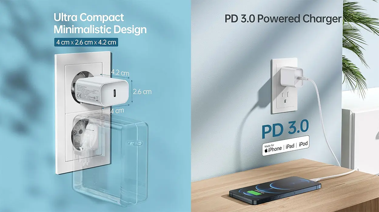 Pack x2 Cargador USB-C Seadmit de 20 W barato