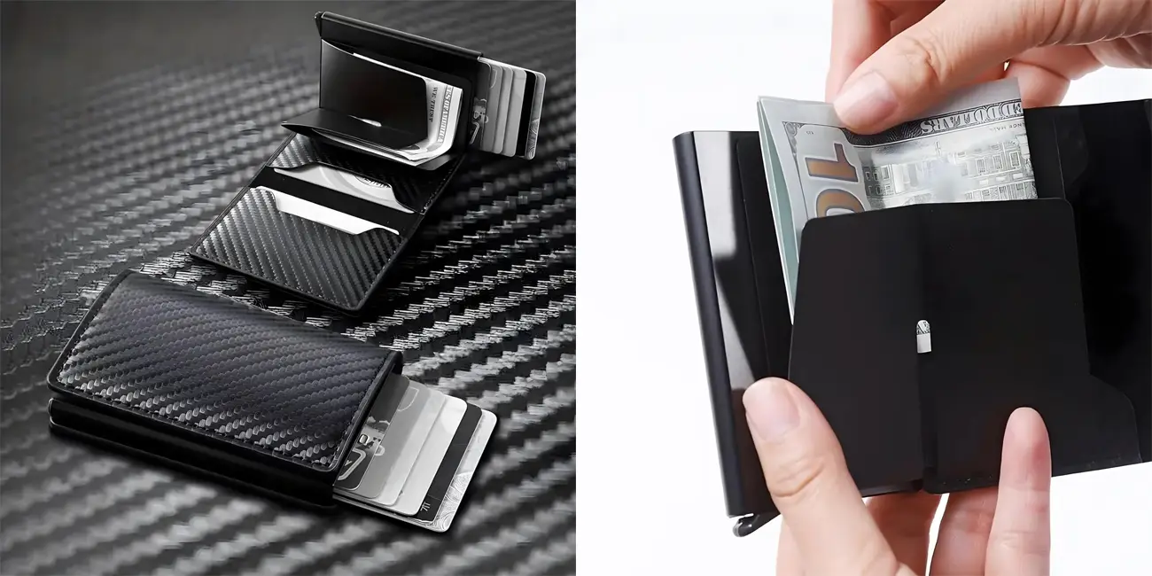 Carteras ultra compacta con protección RFID