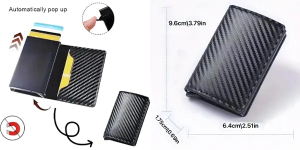 Carteras ultra compacta con protección RFID