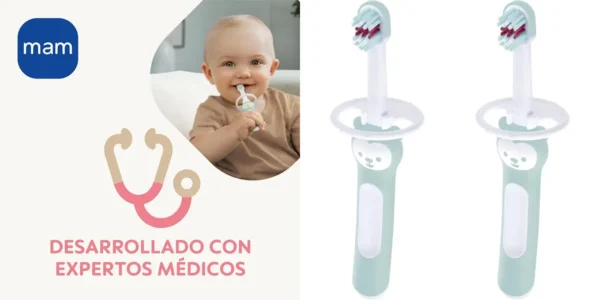 Pack 2x cepillo de dientes para bebé MAM