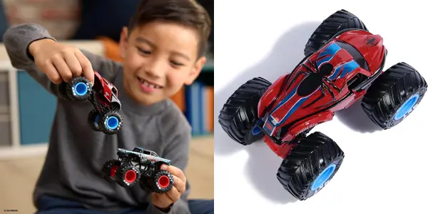 Pack de 2 coches Monster Jam Marvel - Venom Vs Spider-man
