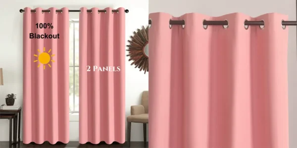 Pack 2x cortinas opacas con protección UV