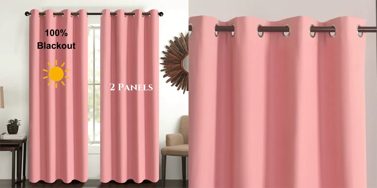 Pack 2x cortinas opacas con protección UV