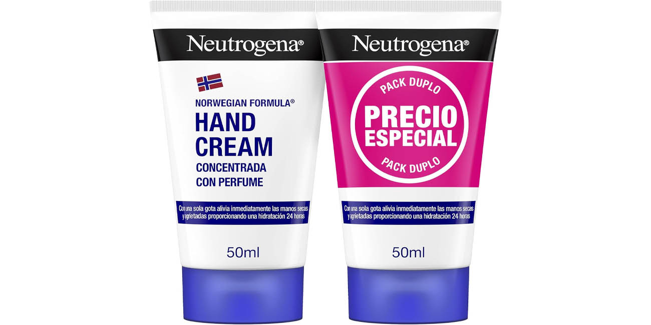 Pack 2x Crema de manos Neutrogena concentrada con perfume