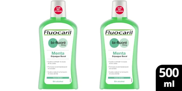 Pack 2x enjuague bucal FLUOCARIL Bi-Fluore de 500ml