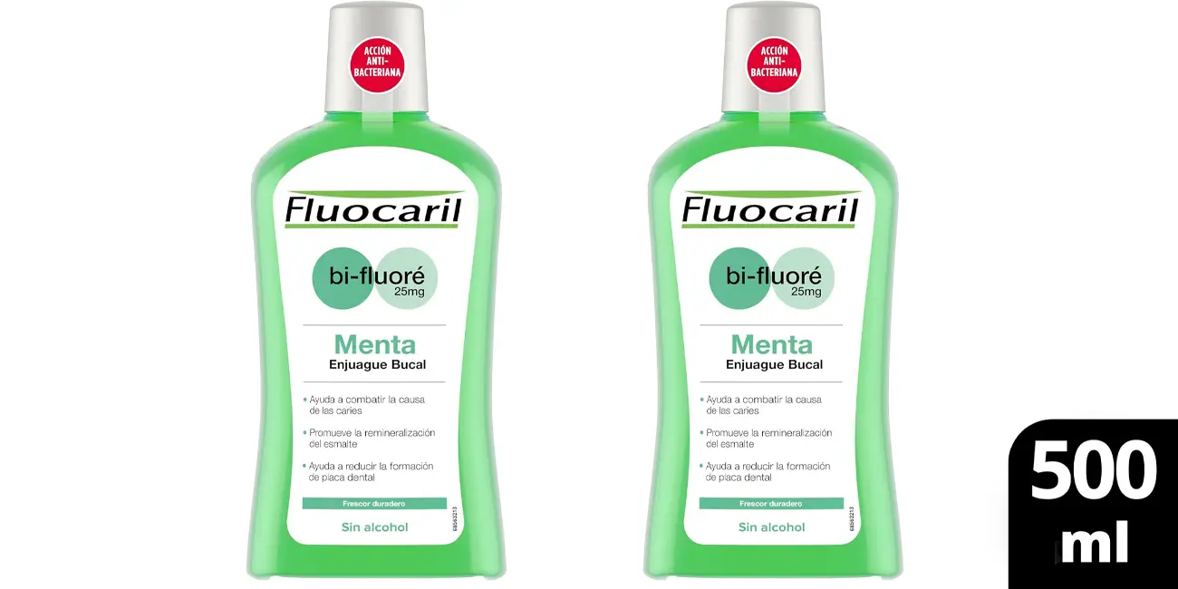 Pack 2x enjuague bucal FLUOCARIL Bi-Fluore de 500ml
