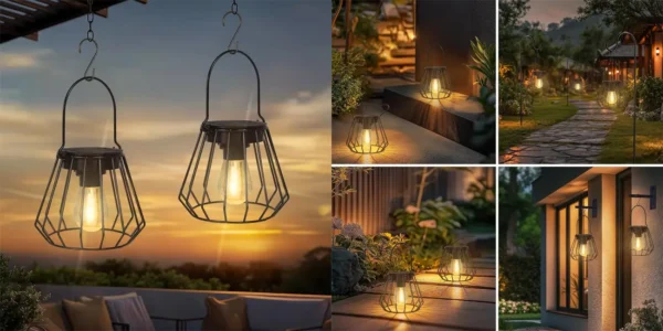 pack 2x farolillo solar Ketom de exterior